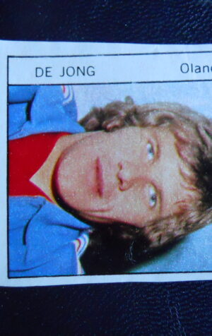 Figurina Calciatori Album GENTE MONACO 1974 OLANDA DE JONG [AF]