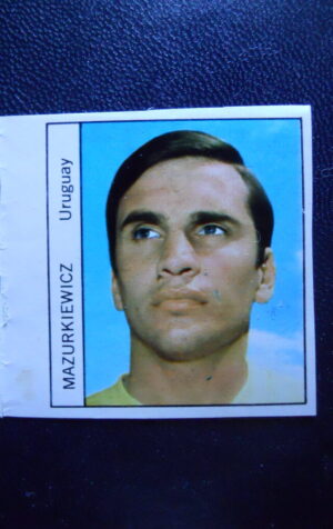 Figurina Calciatori Album GENTE MEXICO 1970 URUGUAY MAZURKIEWICZ [AF]