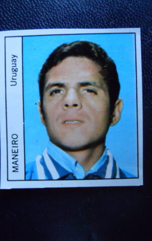 Figurina Calciatori Album GENTE MEXICO 1970 URUGUAY MANEIRO [AF]