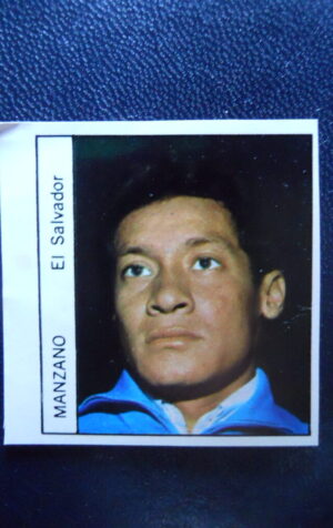 Figurina Calciatori Album GENTE MEXICO 1970 EL SALVADOR MANZANO [AF]