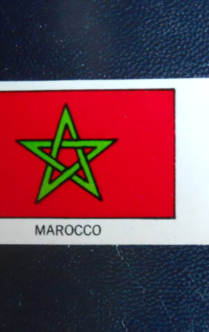 Figurina Calciatori Album GENTE MEXICO 1970 SCUDETTO MAROCCO [AF]