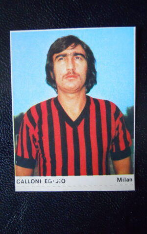 Figurina Calciatori Album Guerin Sportivo 1974-75 MILAN Calloni Egidio [AF]