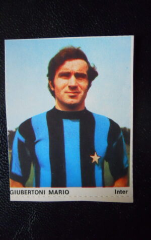 Figurina Calciatori Album Guerin Sportivo 1974-75 INTER Giubertoni Mario [AF]