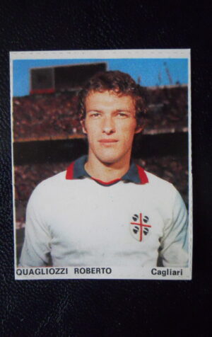 Figurina Calciatori Album Guerin Sportivo 1974-75 CAGLIARI Quagliozzi R. [AF]