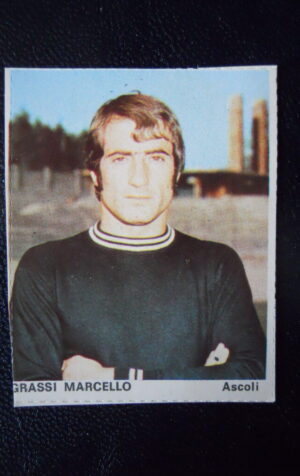 Figurina Calciatori Album Guerin Sportivo 1974-75 ASCOLI Grassi Marcello [AF]