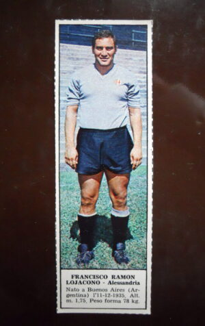 Figurina Calciatori Album Tempo 1966-67 ALESSANDRIA Francisco Ramon Lojacono [AF