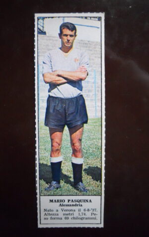 Figurina Calciatori Album Tempo 1966-67 - ALESSANDRIA Mario Pasquina    [AF]