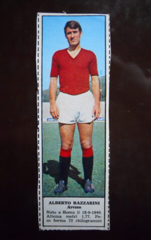 Figurina Calciatori Album Tempo 1966-67 - AREZZO Alberto Bazzarini     [AF]