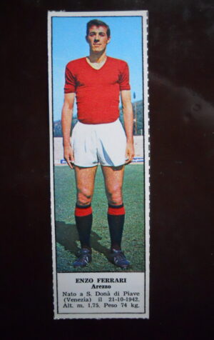 Figurina Calciatori Album Tempo 1966-67 - AREZZO Enzo Ferrari    [AF]