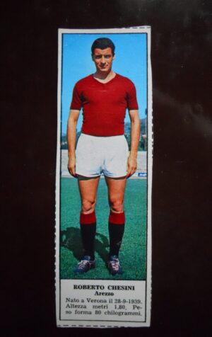 Figurina Calciatori Album Tempo 1966-67 - AREZZO Roberto Chesini     [AF]