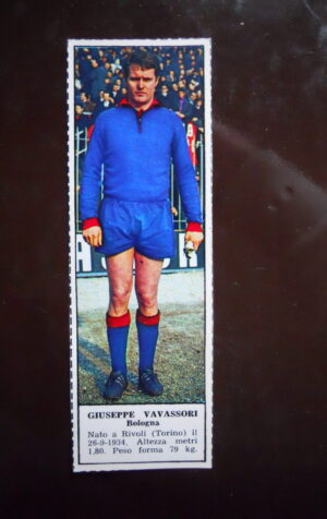 Figurina Calciatori Album Tempo 1966-67 - BOLOGNA Giuseppe Vavassori   [AF]