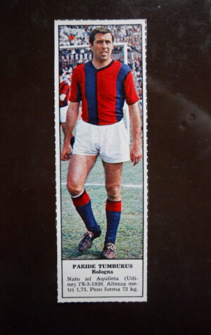 Figurina Calciatori Album Tempo 1966-67 - BOLOGNA Paride Tumburus    [AF]