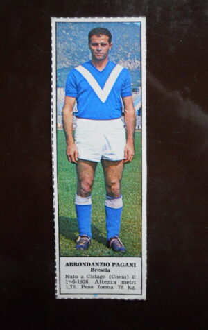 Figurina Calciatori Album Tempo 1966-67 - BRESCIA Abbondanzio Pagani     [AF]