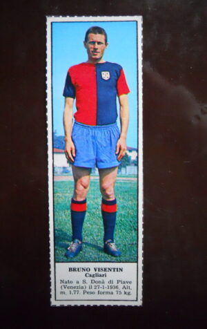 Figurina Calciatori Album Tempo 1966-67 - CAGLIARI Bruno Visentin    [AF]
