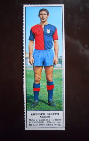 Figurina Calciatori Album Tempo 1966-67 - CAGLIARI Ricciotti Greatti    [AF]