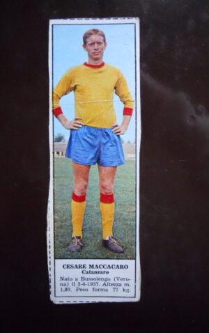 Figurina Calciatori Album Tempo 1966-67 - CATANZARO Cesare Maccacaro   [AF]