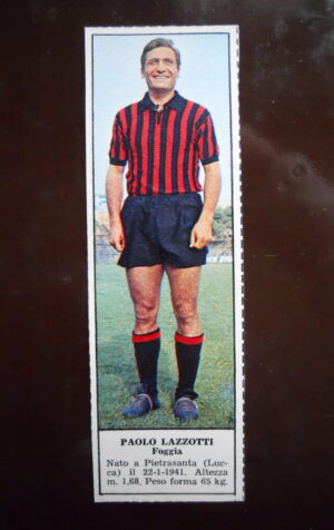 Figurina Calciatori Album Tempo 1966-67 - FOGGIA Paolo Lazzotti   [AF]