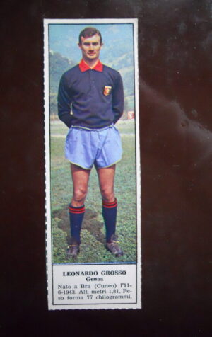 Figurina Calciatori Album Tempo 1966-67 - GENOA Leonardo Grosso   [AF]