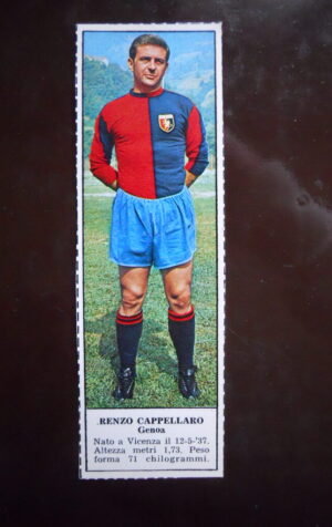 Figurina Calciatori Album Tempo 1966-67 - GENOA Renzo Cappellaro   [AF]