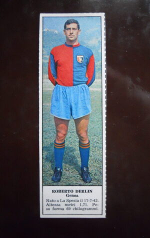 Figurina Calciatori Album Tempo 1966-67 - GENOA Roberto Derlin   [AF]
