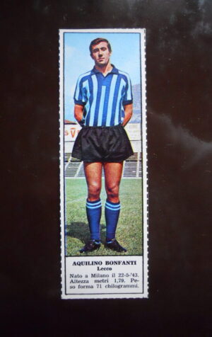 Figurina Calciatori Album Tempo 1966-67 - LECCO Aquilino Bonfanti    [AF]