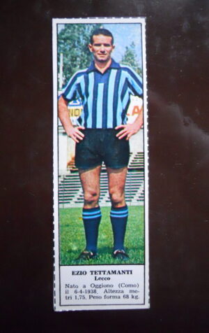 Figurina Calciatori Album Tempo 1966-67 - LECCO Ezio Tettamanti    [AF]