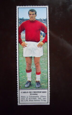 Figurina Calciatori Album Tempo 1966-67 - LIVORNO Carlo Di Cristofaro   [AF]