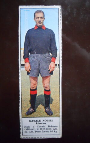 Figurina Calciatori Album Tempo 1966-67 - LIVORNO Natale Nobili   [AF]