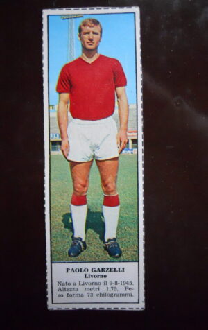 Figurina Calciatori Album Tempo 1966-67 - LIVORNO Paolo Garzelli   [AF]