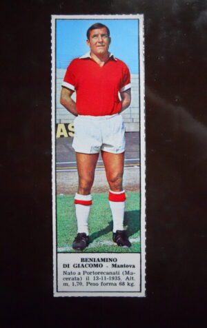 Figurina Calciatori Album Tempo 1966-67 - MANTOVA Beniamino Di Giacomo    [AF]