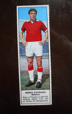 Figurina Calciatori Album Tempo 1966-67 - MANTOVA Mirko Pavinato    [AF]