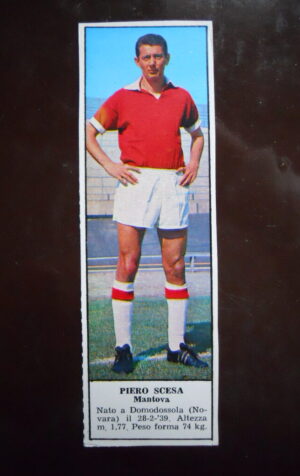 Figurina Calciatori Album Tempo 1966-67 - MANTOVA Piero Scesa    [AF]