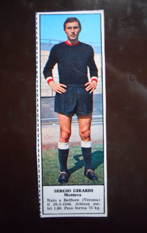 Figurina Calciatori Album Tempo 1966-67 - MANTOVA Sergio Girardi    [AF]