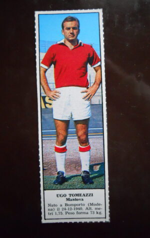 Figurina Calciatori Album Tempo 1966-67 - MANTOVA Ugo Tomeazzi    [AF]