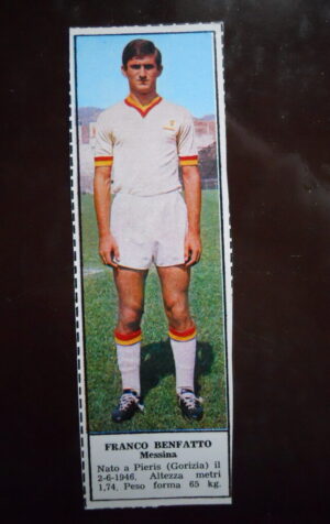 Figurina Calciatori Album Tempo 1966-67 - MESSINA Franco Benfatto    [AF]