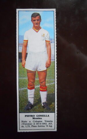 Figurina Calciatori Album Tempo 1966-67 - MESSINA Pietro Gonella    [AF]