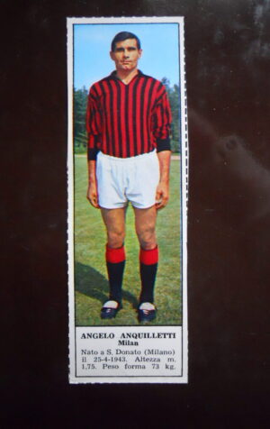 Figurina Calciatori Album Tempo 1966-67 - MILAN Angelo Anquilletti    [AF]