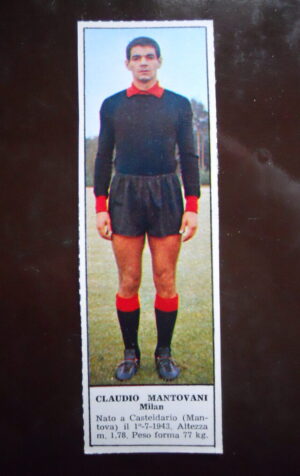 Figurina Calciatori Album Tempo 1966-67 - MILAN Claudio Mantovani    [AF]