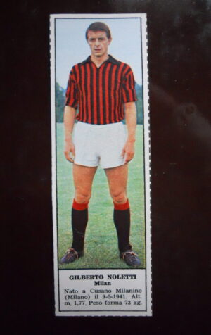 Figurina Calciatori Album Tempo 1966-67 - MILAN Gilberto Noletti    [AF]
