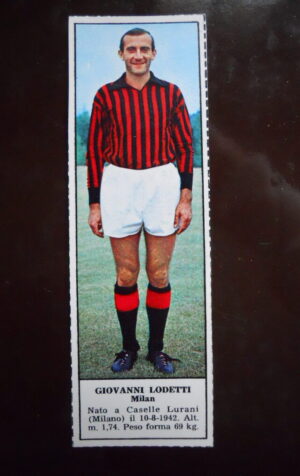 Figurina Calciatori Album Tempo 1966-67 - MILAN Giovanni Lodetti    [AF]