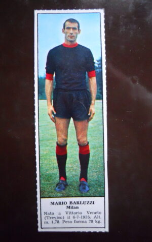 Figurina Calciatori Album Tempo 1966-67 - MILAN Mario Barluzzi    [AF]
