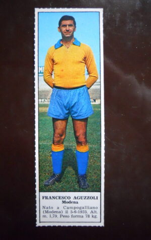 Figurina Calciatori Album Tempo 1966-67 - MODENA Francesco Aguzzoli    [AF]