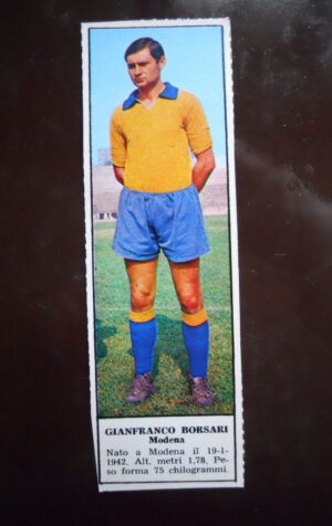 Figurina Calciatori Album Tempo 1966-67 - MODENA Gianfranco Borsari    [AF]