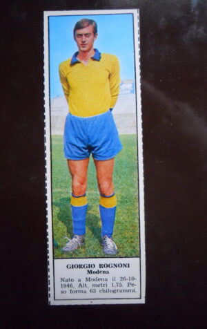 Figurina Calciatori Album Tempo 1966-67 - MODENA Giorgio Rognoni    [AF]