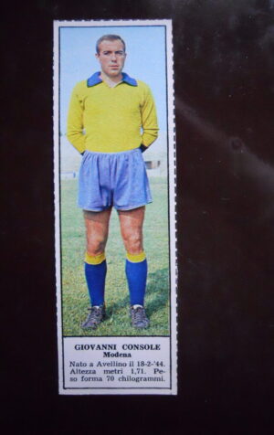 Figurina Calciatori Album Tempo 1966-67 - MODENA Giovanni Console    [AF]