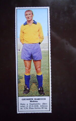 Figurina Calciatori Album Tempo 1966-67 - MODENA Giuseppe Barucco    [AF]