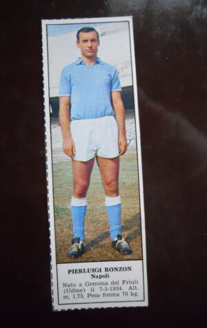 Figurina Calciatori Album Tempo 1966-67 - NAPOLI Pierluigi Ronzon    [AF]