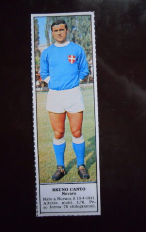 Figurina Calciatori Album Tempo 1966-67 - NOVARA Bruno Canto    [AF]