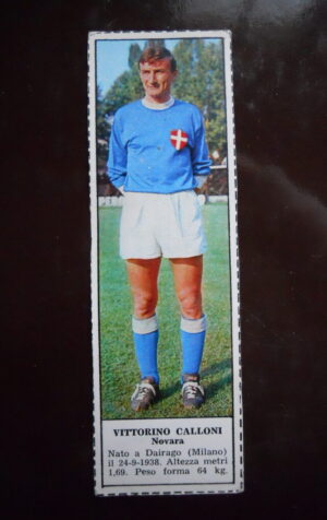 Figurina Calciatori Album Tempo 1966-67 - NOVARA Giampiero Calloni   [AF]