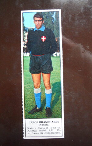 Figurina Calciatori Album Tempo 1966-67 - NOVARA Luigi Branduardi [AF]